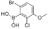 MC79227 6-Bromo-2-chloro-3-methoxyphenylboronic acid 957062-55-4 6-溴-2-氯-3-甲氧基苯硼酸
