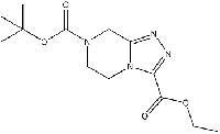 MC92224 7-tert-butyl 3-ethyl 5,6-dihydro-[1,2,4]triazolo[4,3-a]pyrazine-3,7(8H)-dicarboxylate 1215852-11-1 7-叔丁基 3-乙基 5,6-二氢-[1,2,4]三唑[4,3-A]吡嗪-3,7(8H)-二甲酯