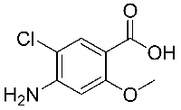 MC67720 4-Amino-5-Chloro-2-Methoxybenzoic Acid 7206-70-4 4-氨基-5-氯-2-甲氧基苯甲酸