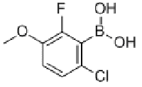 MC77397 6-Chloro-2-fluoro-3-methoxyphenylboronicacid 867333-04-8 6-氯-2-氟-3-甲氧基苯硼酸