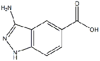 MC77498 3-aMino-1H-indazole-5-carboxylic acid 871709-84-1 3-氨基-1氢-吲唑-5-羧酸