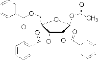 MC49908  1-乙酰基-2,3,5-三苯甲酰氧基-1-beta-D-呋喃核糖  [6974-32-9]