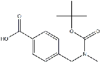 MC96567 Benzoic acid, 4-[[[(1,1-diMethylethoxy)carbonyl]MethylaMino]Methyl]- 210963-04-5 4-(((叔丁氧基羰基)(甲基)氨基)甲基)苯甲酸