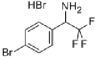 MC98701 1-(4-BROMO-PHENYL)-2,2,2-TRIFLUORO-ETHYLAMINE HYDROBROMIDE 336105-43-2 1-(4-溴苯基)-2,2,2-三氟乙胺氢溴酸
