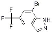 MC91058 1H-Indazole,7-broMo-5-(trifluoroMethyl)- 1100212-66-5 7-溴-5-三氟甲基吲唑
