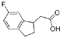 MC91785 2-(6-fluoro-2,3-dihydro-1H-inden-1-yl)acetic acid 1188044-87-2 2-(6-氟-1-茚满基)乙酸