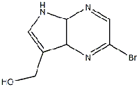 MC37311  (2-bromo-5H-pyrrolo[2,3-b]pyrazin-7-yl)methanol  [1334674-88-2]
