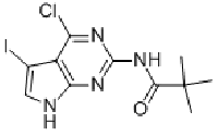 MC94233 Propanamide, N-(4-chloro-5-iodo-7H-pyrrolo[2,3-d]pyrimidin-2-yl)-2,2-dimethyl- 149765-16-2 N-(4-氯-5-碘-7H-吡咯[2,3-D]嘧啶-2-基)-2,2-二甲基丙酰胺