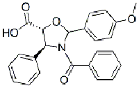 MC71516 (4S,5R)-3-Benzoyl-2-(4-methoxyphenyl)-4-phenyl-5-oxazolidinecarboxylic acid 949023-16-9 (4S,5R)-3-苯甲酰基-2-(4-甲氧基苯基)-4-苯基-5-恶唑啉羧酸