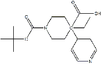 MC79159 1-tert-Butyl 4-ethyl 4-(pyridin-4-yl)piperidine-1,4-dicarboxylate 954125-18-9 1-tert-Butyl 4-ethyl 4-(pyridin-4-yl)piperidine-1,4-dicarboxylate 1-叔丁基4-乙基4-(吡啶-4-基)哌啶-1,4-二羧酸