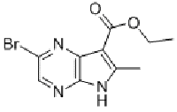 MC92578 2-BROMO-6-METHYL-5H-PYRROLO[2,3-B]PYRAZINE-7-CARBOXYLIC ACID ETHYL ESTER 125208-06-2 2-溴-6-甲基-5H-吡咯并[2,3-B]吡嗪-7-羧酸乙酯