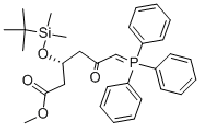 MC94092 Methyl (3R)-3-(tert-butyldimethylsilyloxy)-5-oxo-6-triphenylphosphoranylidenehexanoate 147118-35-2 (3R)-叔丁基二甲硅氧基-5-氧代-6-三苯基膦烯己酸甲酯