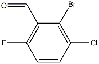 MC90706 2-BROMO-3-CHLORO-6-FLUOROBENZALDEHYDE 1056264-66-4 2-溴-3-氯-6-氟苯甲醛