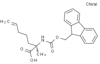 MC97994 (R)-2-((((9H-Fluoren-9-yl)methoxy)carbonyl)amino)-2-methylhept-6-enoic acid 288617-77-6 (2R)-2-N-芴甲氧羰基氨基-2-甲基-6-庚烯酸
