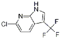 MC78792 1H-Pyrrolo[2,3-b]pyridine, 6-chloro-3-(trifluoroMethyl)- 932406-36-5 1H-Pyrrolo[2,3-b]pyridine, 6-chloro-3-(trifluoroMethyl)-