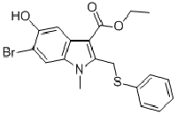MC93086 Ethyl 6-bromo-5-hydroxy-1-methyl-2-(phenylsulfanylmethyl)indole-3-carboxylate 131707-24-9 6-溴-5-羟基-1-甲基-2-(苯基硫甲基)吲哚-3-甲酸乙酯