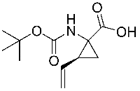 MC62244 (1R,2S)-1-tert-Butoxycarbonylamino-2-vinylcyclopropanecarboxylic acid 159622-10-3 (1R,2S)-1-叔丁氧羰基氨基-2-乙烯基环丙烷甲酸