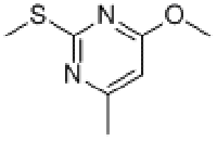 MC73621 4-Methoxy-6-methyl-2-(methylthio)pyrimidine 55749-33-2 6-甲基-4-甲氧基-2-甲硫基嘧啶