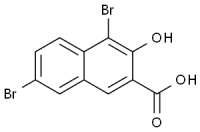 MC95456 1,6-Dibromo-2-Naphthol-3-Carboxylic Acid 1779-10-8 4,7-二溴-3-羟基-2-萘甲酸