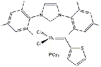 MC60732 Dichloro[1,3-dihydro-1,3-bis(2,4,6-trimethylphenyl)-2H-imidazol-2-ylidene](2-thienylmethylene)(tricyclohexylphosphine)ruthenium 1190427-49-6 [1,3-二氢-1,3-双(2,4,6-三甲基苯基)-2H-咪唑-2-亚基](2-噻吩基亚甲基)(三环己基膦)二氯化钌