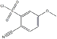 MC92743 2-Cyano-5-Methoxybenzene-1-sulfonyl chloride 1261573-04-9 2-氰基-5-甲氧基苯磺酰氯