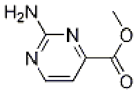 MC96715 4-PyriMidinecarboxylic acid, 2-aMino-, Methyl ester 2164-66-1 4-PYRIMIDINECARBOXYLIC ACID, 2-AMINO-, METHYL ESTER