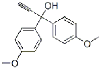 MC90268 1,1-bis(4-METHOXYPHENYL)-2-PROPYN-1-OL 101597-25-5 1,1-双(4-甲氧基苯基)-2-丙炔-1-醇