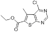 MC90281 ETHYL 4-CHLORO-5-METHYLTHIENO[2,3-D]PYRIMIDINE-6-CARBOXYLATE 101667-98-5 4-氯-5-甲基噻吩并[2,3-D]嘧啶-6-甲酸乙酯
