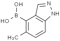 MC92524 5-methyl-1H-indazol-4-yl-4-boronic acid 1245816-10-7 5-methyl-1H-indazol-4-yl-4-boronic acid