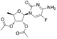 MC62325 2,3-Di-O-Acetyl-5-Deoxy-5-Fuluro-D-Cytidine 161599-46-8 2',3'-二-O-乙酰基-5'-脱氧-5-氟-D-胞啶