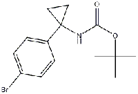 MC99221 t-Butyl 1-(4-bromophenyl)cyclopropylcarbamate 360773-84-8 1-(N-BOC-氨基)-1-(4-溴苯基)环丙烷