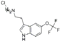 MC93637 2-(5-(TrifluoroMethoxy)-1H-indol-3-yl)ethanaMine hydrochloride 1389313-40-9 5-(三氟甲氧基)-1H-吲哚-3-乙胺盐酸盐