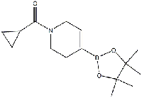 MC94717 Cyclopropyl(4-(4,4,5,5-tetraMethyl-1,3,2-dioxaborolan-2-yl)-5,6-dihydropyridin-1(2H)-yl)Methanone 1616388-38-5 Cyclopropyl(4-(4,4,5,5-tetraMethyl-1,3,2-dioxaborolan-2-yl)-5,6-dihydropyridin-1(2H)-yl)Methanone