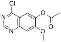 MC95539 4-Chloro-6-acetoxy-7-methoxyquinazoline hydrochloride 179688-54-1 4-氯-7-甲氧基喹唑啉-6-醇乙酸酯盐酸盐