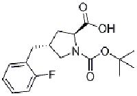 MC79293 (2S,4R)-1-(tert-butoxycarbonyl)-4-(2-fluorobenzyl)pyrrolidine-2-carboxylic acid 959579-52-3 (2S,4R)-1-(反式-叔丁氧基羰基)-4-(2-氟苄基)吡咯-2-羧酸