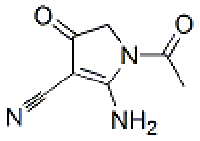 MC74043 1H-Pyrrole-3-carbonitrile, 1-acetyl-2-amino-4,5-dihydro-4-oxo- (9CI) 590374-61-1 1-乙酰基-2-氨基-4-氧代-4,5-二氢吡咯-3-甲腈