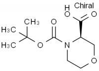 MC77438 (R)-N-Boc-Morpholine-3-Carboxylic Acid 869681-70-9 (3R)-3,4-吗啉二羧酸 4-叔丁酯