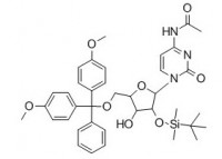 MC60808 N-acetyl-5'-O-[bis(4-methoxyphenyl)phenylmethyl]-2'-O-[(1,1-dimethylethyl)dimethylsilyl]-Cytidine 121058-85-3 N-乙酰-5'-O-[二(4-甲氧基苯基)苯甲基]-2'-O-[(1,1-二甲基乙基)二甲基硅]-胞苷