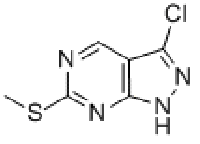 MC79523 3-chloro-6-(methylthio)-1H-pyrazolo[3,4-d]pyrimidine 100859-88-9 3-氯-6-(甲硫基)-1H-吡唑并[3,4-D]嘧啶