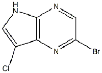 MC79786 2-bromo-7-chloro-5H-pyrrolo[2,3-b]pyrazine 1150617-58-5 2-BROMO-7-CHLORO-5H-PYRROLO[2,3-B]PYRAZINE