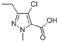 MC92865 4-Chloro-3-ethyl-1-methyl-1H-pyrazole-5-carboxylic acid 127892-62-0 4-氯-3-乙基-1-甲基吡唑-5-甲酸