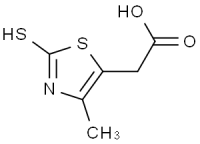 MC98800 2-Mercapto-4-Methyl-1,3-Thiazol-5-yl-Acetic Acid 34272-64-5 头孢地嗪侧链酸