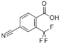 MC97673 BENZOIC ACID, 4-CYANO-2-(TRIFLUOROMETHYL)- 267242-09-1 4-氰基-2-三氟甲基苯甲酸