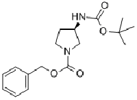 MC92327 (R)-1-CBZ-3-(BOC-AMINO) PYRROLIDINE 122536-75-8 (R)-3-叔丁氧羰基氨基吡咯烷-1-甲酸苄酯