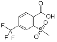 MC93866 2-METHYLSULFONYL-4-TRIFLUOROMETHYL BENZOIC ACID 142994-06-7 2-甲基磺酰基-4-三氟甲基苯甲酸