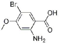 MC95074 2-Amino-5-bromo-4-methoxybenzoic acid 169045-04-9 2-氨基-5-溴-4-甲氧基苯甲酸