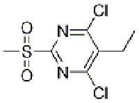 MC37198  4,6-二氯-5-乙基-2-(甲基磺酰基)嘧啶  [1263314-16-4]
