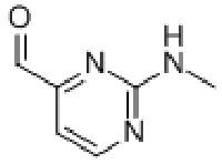 MC95589 4-Pyrimidinecarboxaldehyde, 2-(methylamino)- (9CI) 180869-39-0 2-胺甲基嘧啶-4-甲醛