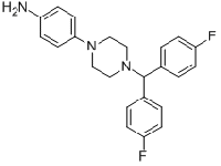 MC78544 4-(4-[BIS(4-FLUOROPHENYL)METHYL]PIPERAZIN-1-YL)PHENYLAMINE 914349-65-8 4-{4-[双(4-氟苯基)甲基]哌嗪-1-基}苯胺