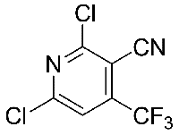 MC61218 2,6-Dichloro-4-(trifluoromethyl)nicotinonitrile 13600-42-5 3-氰基-2,6-二氯-4-(三氟甲基)吡啶